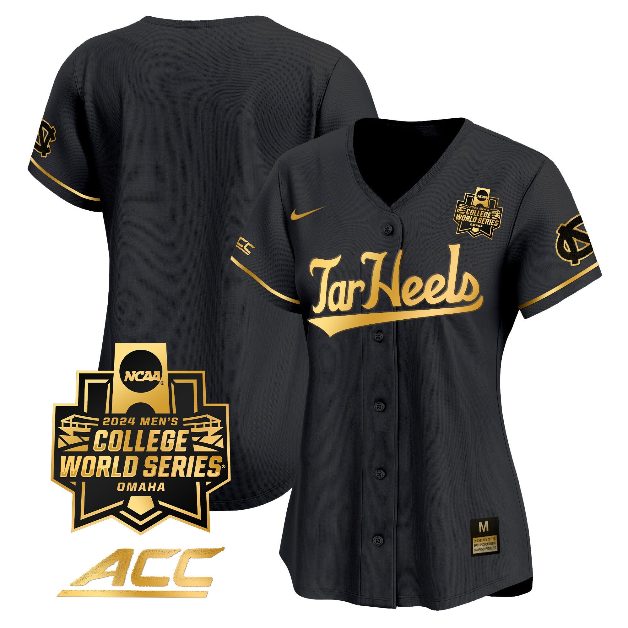 Women's North Carolina Tar Heels 2024 College World Series Vapor Premier Limited Jersey - All Stitched