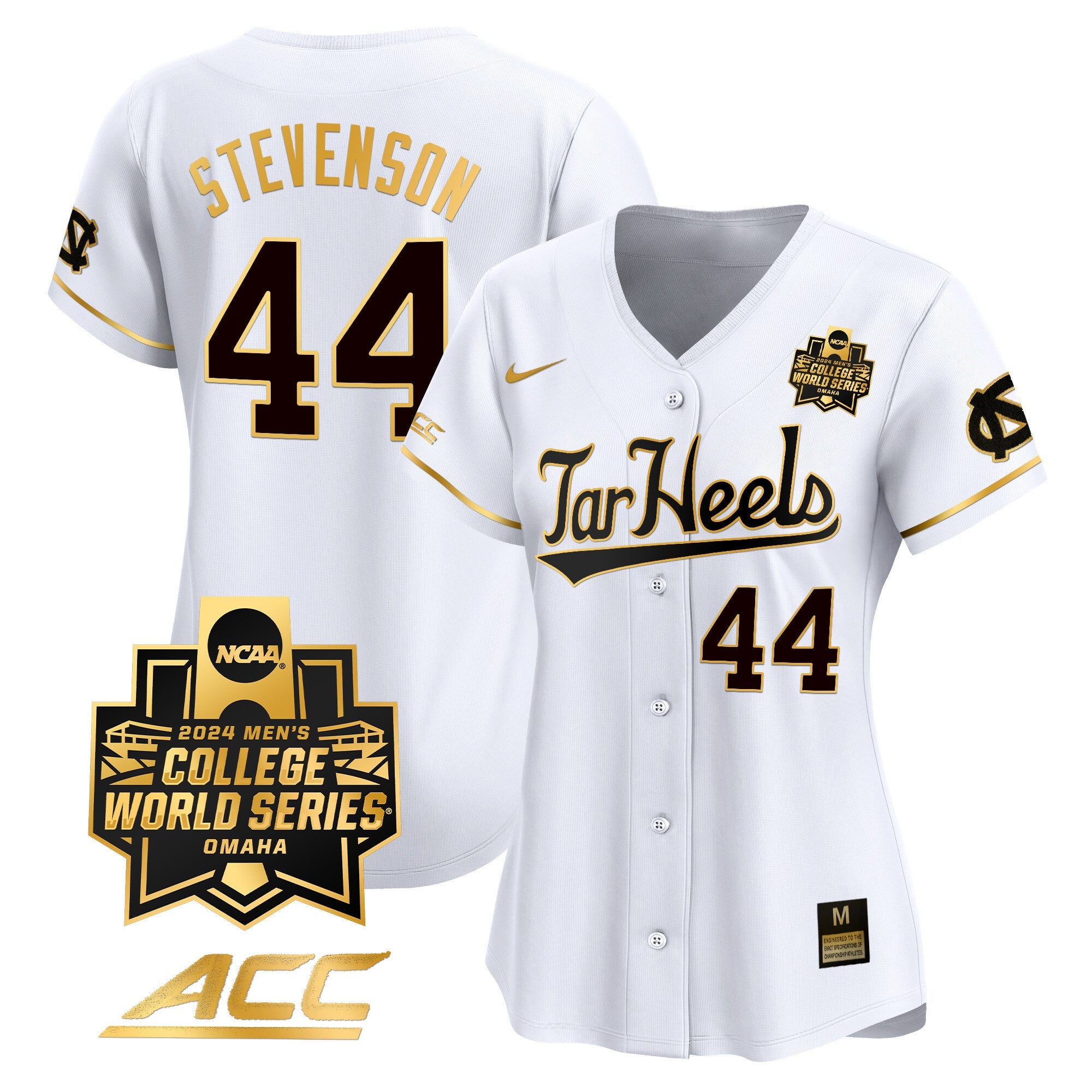 Women's North Carolina Tar Heels 2024 College World Series Vapor Premier Limited Jersey - All Stitched