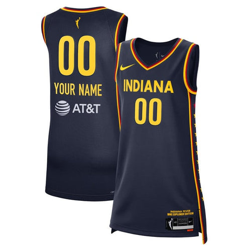 Custom Indiana Fever 2024 WNBA Draft Explorer Edition Victory Player Jersey - All Stitched