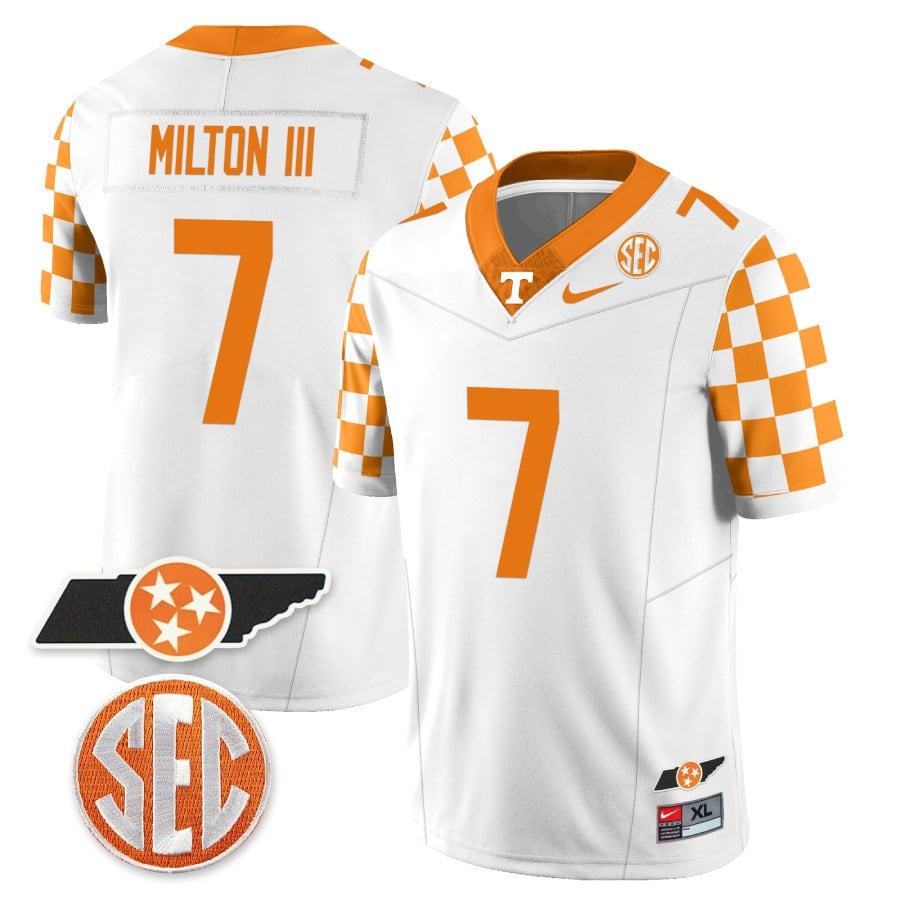 Men's Tennessee Volunteers Checkerboard & Alternate Jersey - Stitched