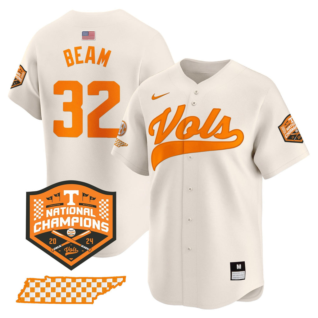 Men's Tennessee Volunteers 2024 Champions Vapor Premier Limited Jersey - All Stitched