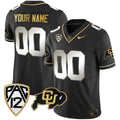 Colorado Buffaloes Gold Vapor Limited Custom Jersey - All Stitched