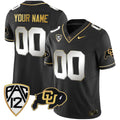 Colorado Buffaloes Gold Vapor Limited Custom Jersey - All Stitched