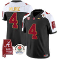 Men's Alabama Crimson Tide Rose Bowl Patch Gold Trim Vapor Limited Jersey - All Stitched