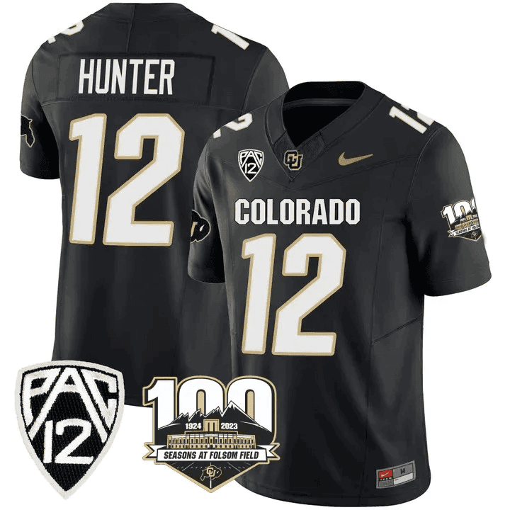 Men's Colorado Buffaloes 100th Seasons At Folsom Field Patch Vapor Limited Jersey V2 ?All Stitched