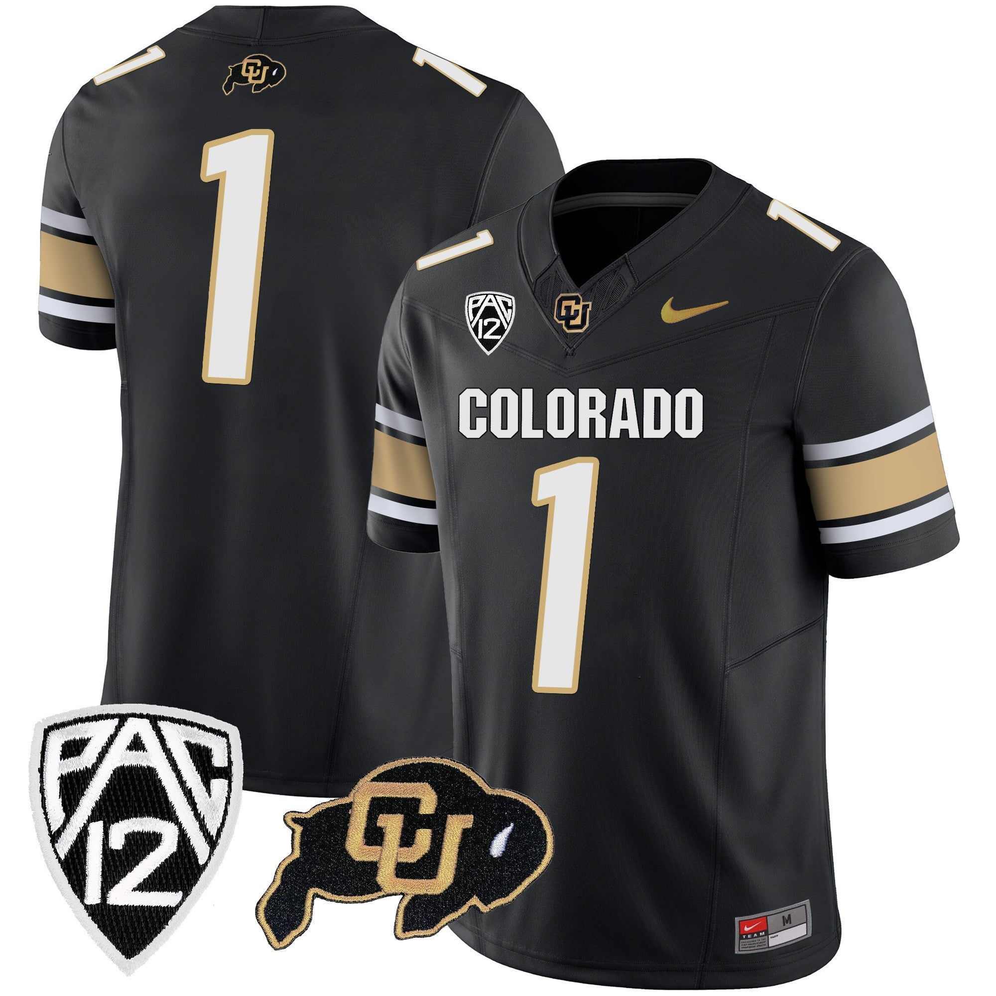 Men's Colorado Buffaloes Vapor Limited Jersey V3 - All Stitched