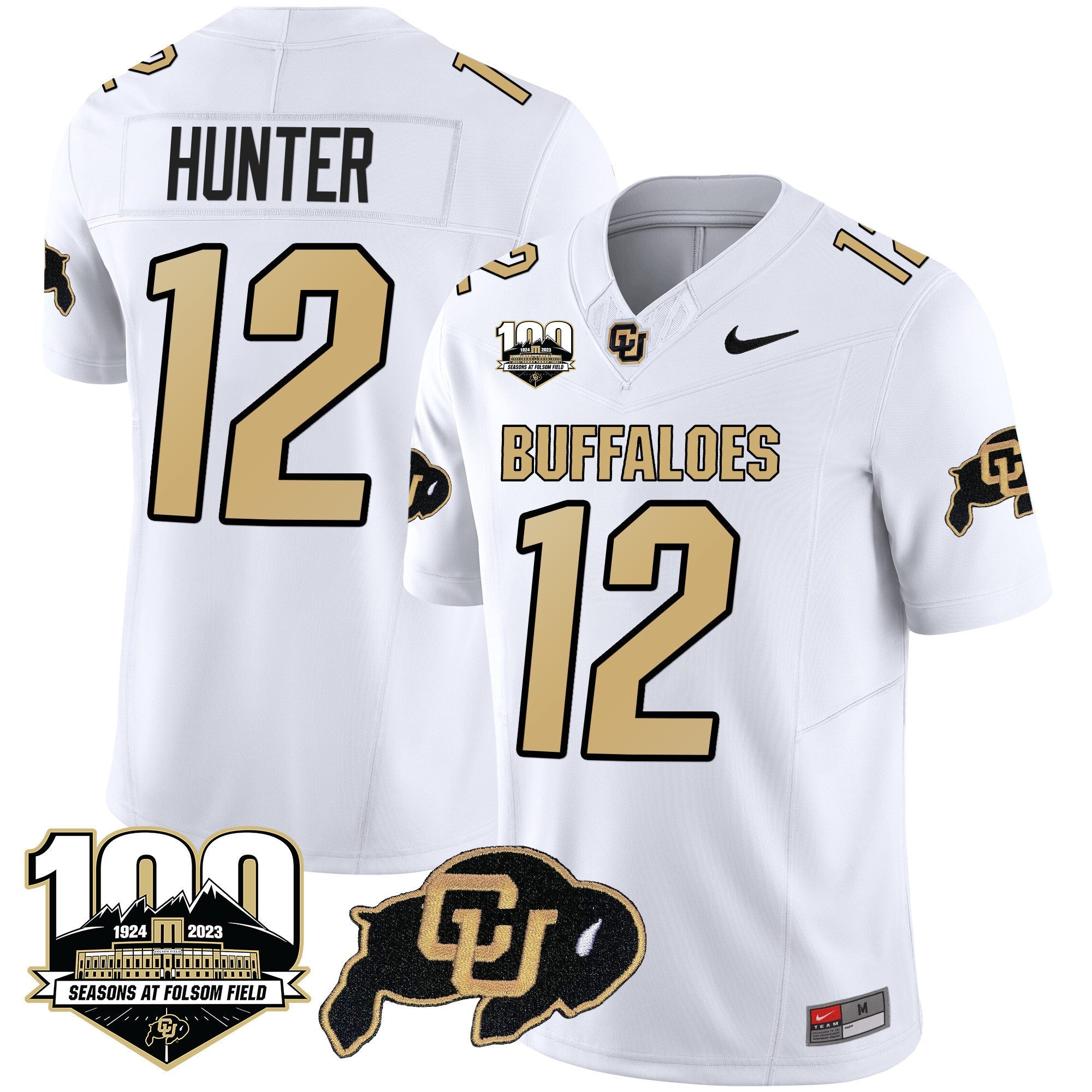 Men's Colorado Buffaloes 100 Seasons Patch Vapor Limited Jersey - All Stitched