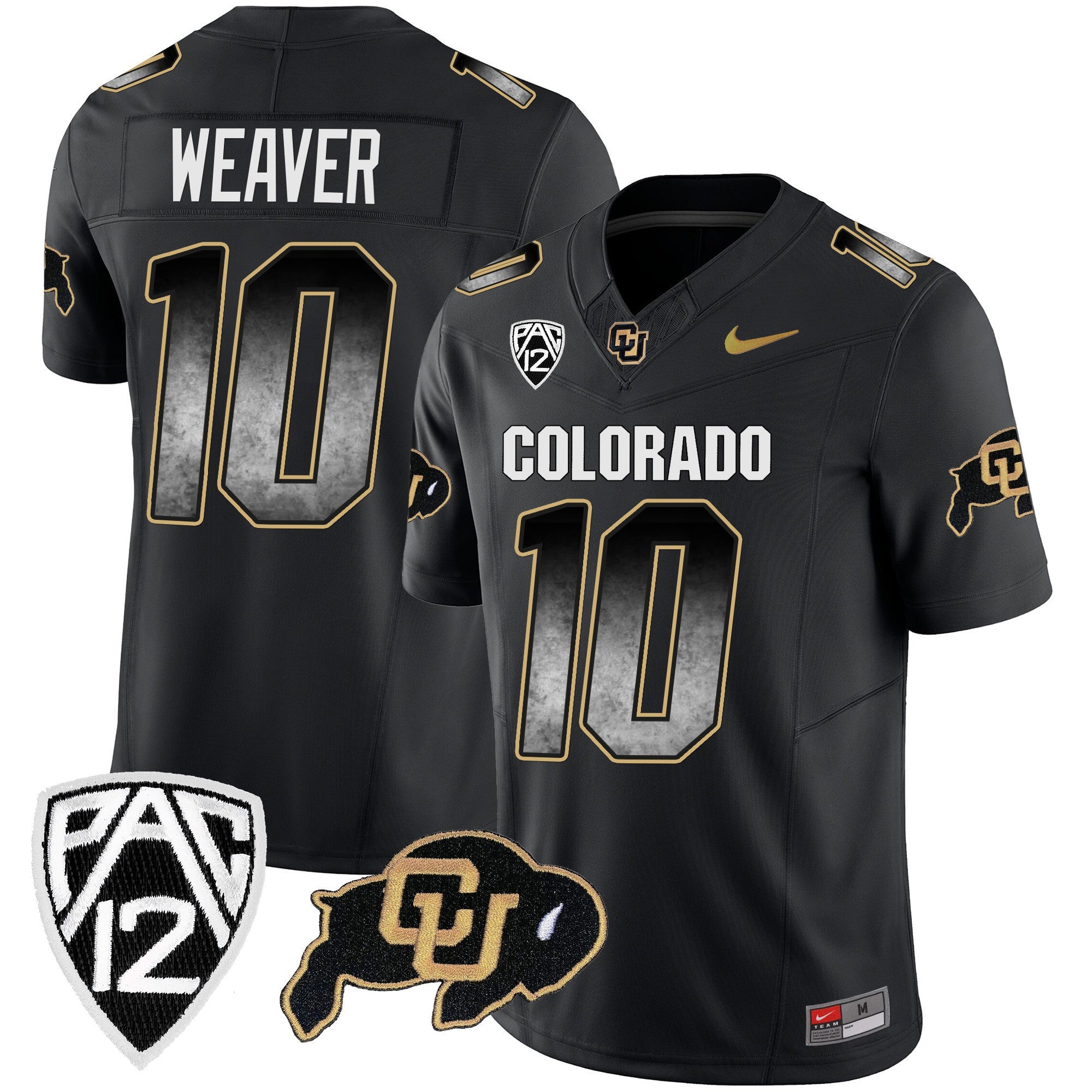 Men's Colorado Buffaloes Arch Smoke Vapor Jersey - All Stitched