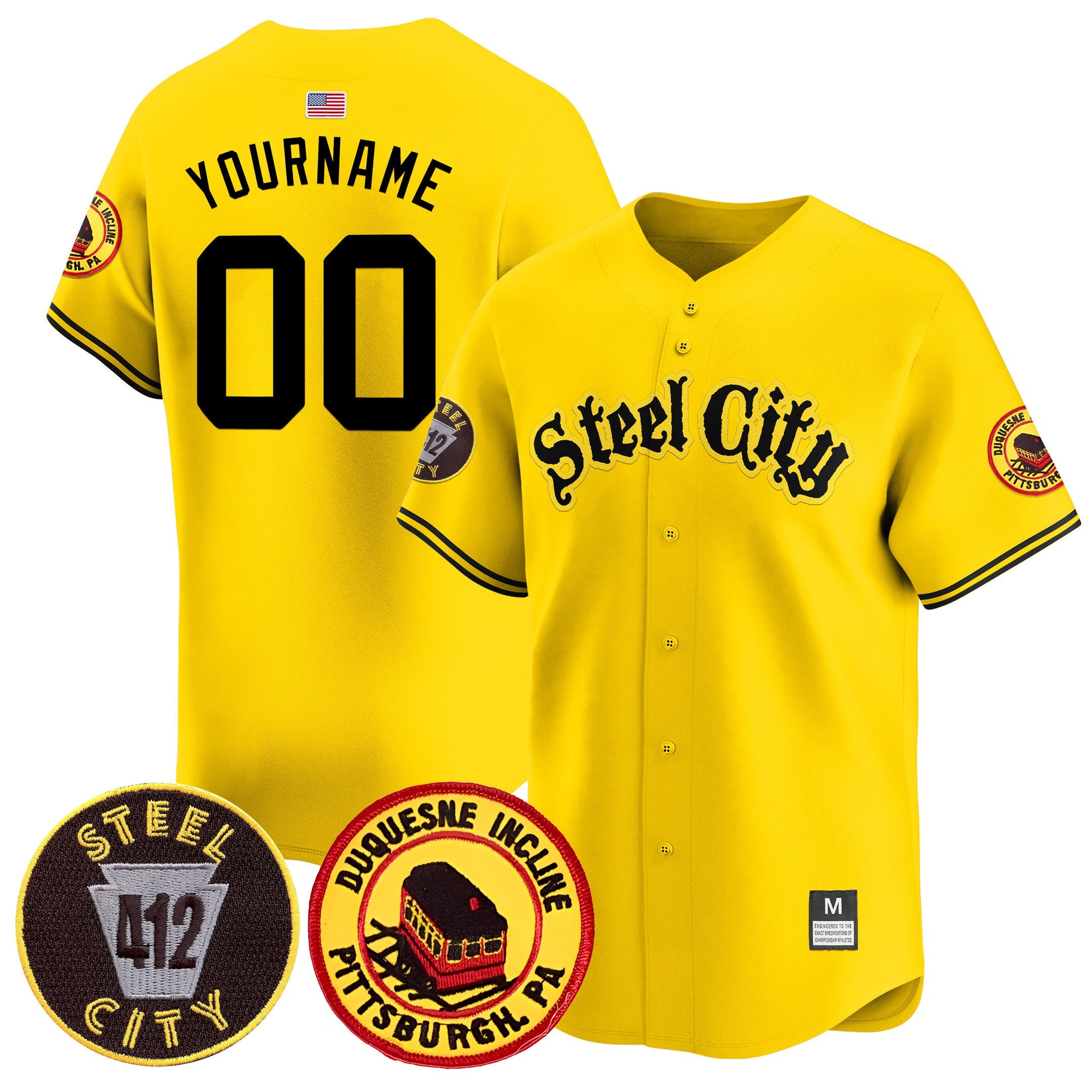 Steel City Vapor Premier Limited Jersey - All Stitched