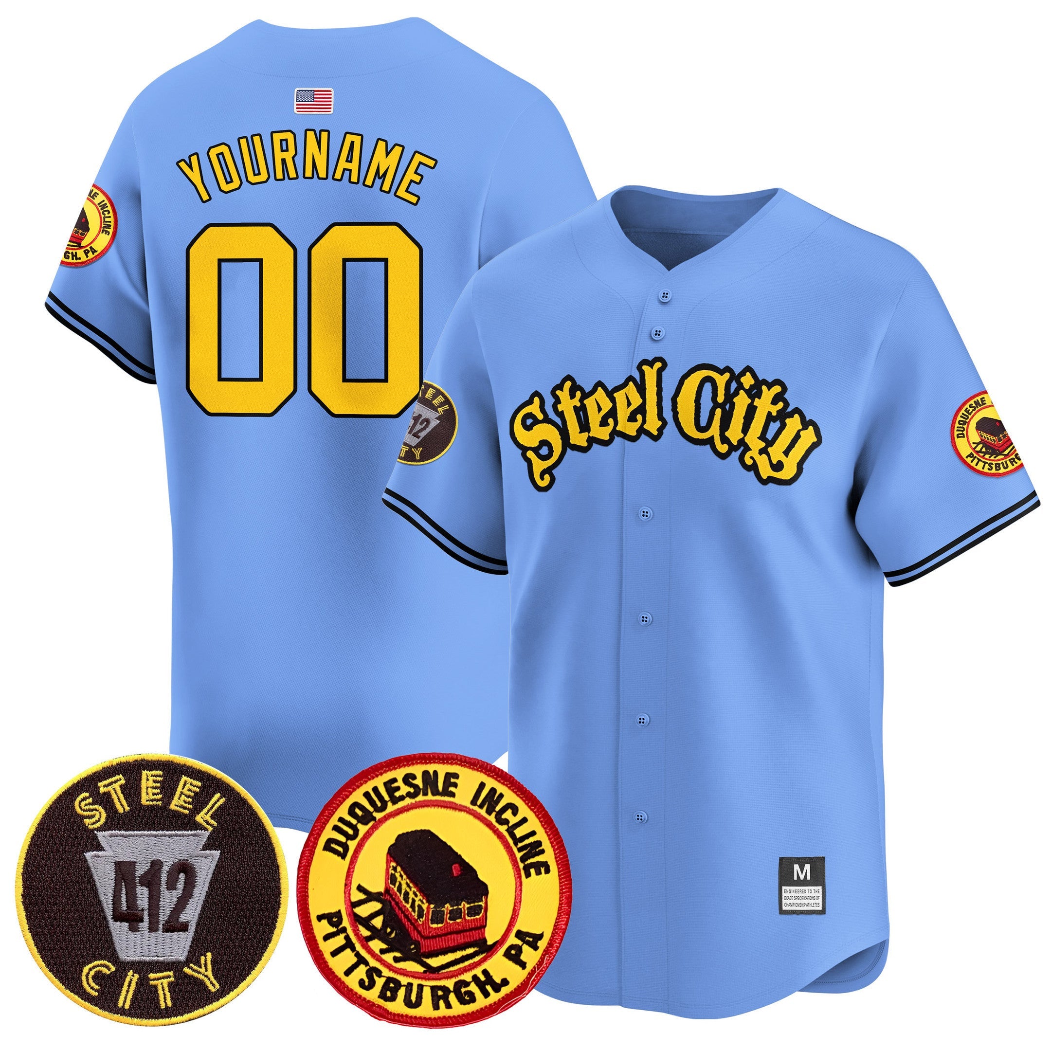 Steel City Vapor Premier Limited Jersey - All Stitched