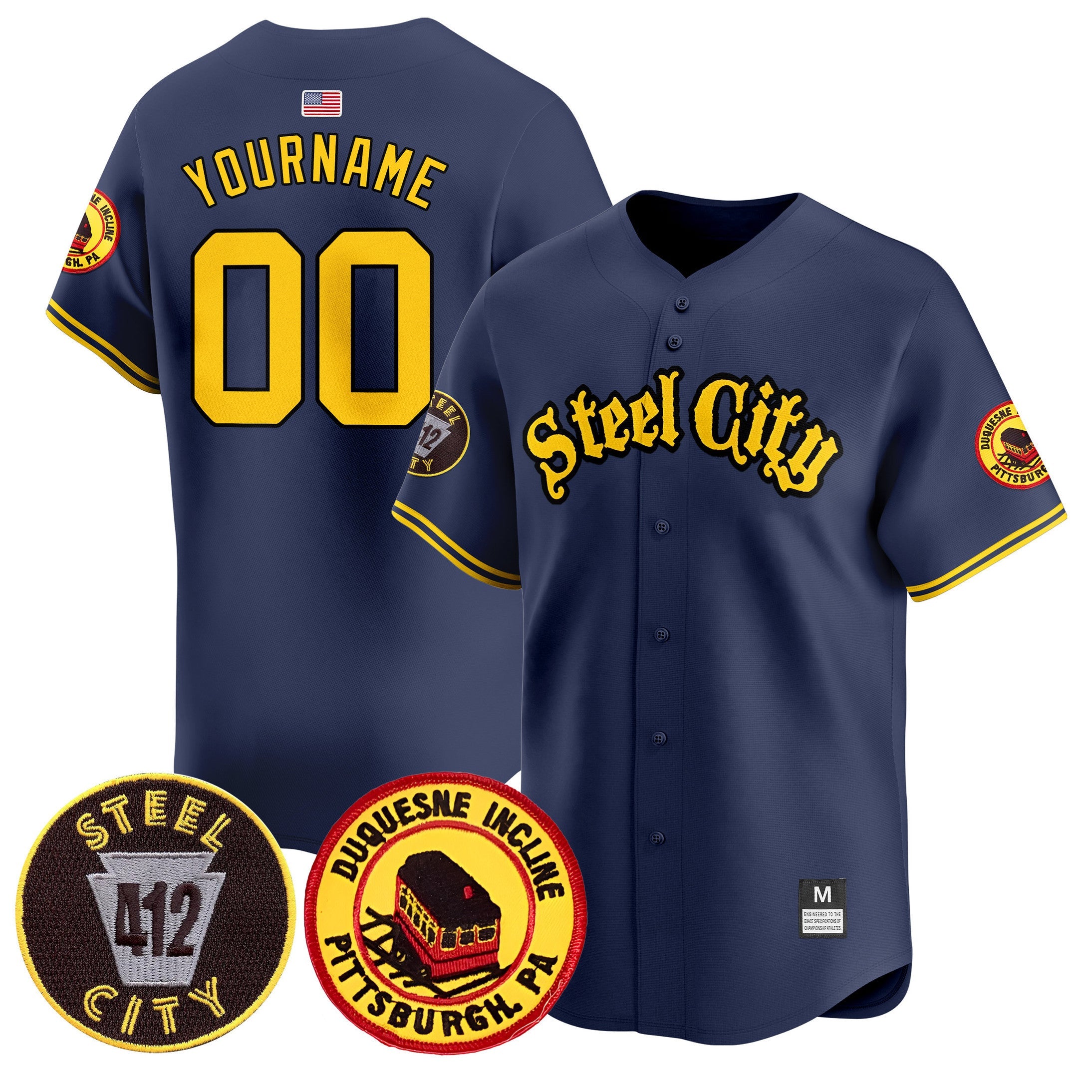 Steel City Vapor Premier Limited Jersey - All Stitched