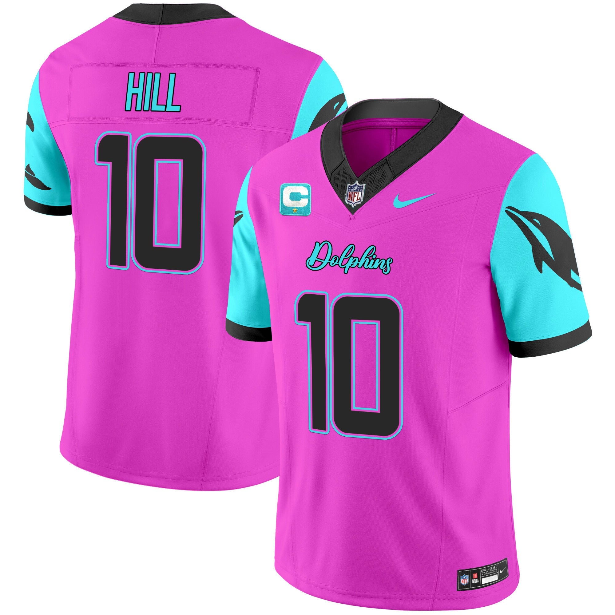 Men's Dolphins Miami Vice Vapor Limited Jersey - All Stitched
