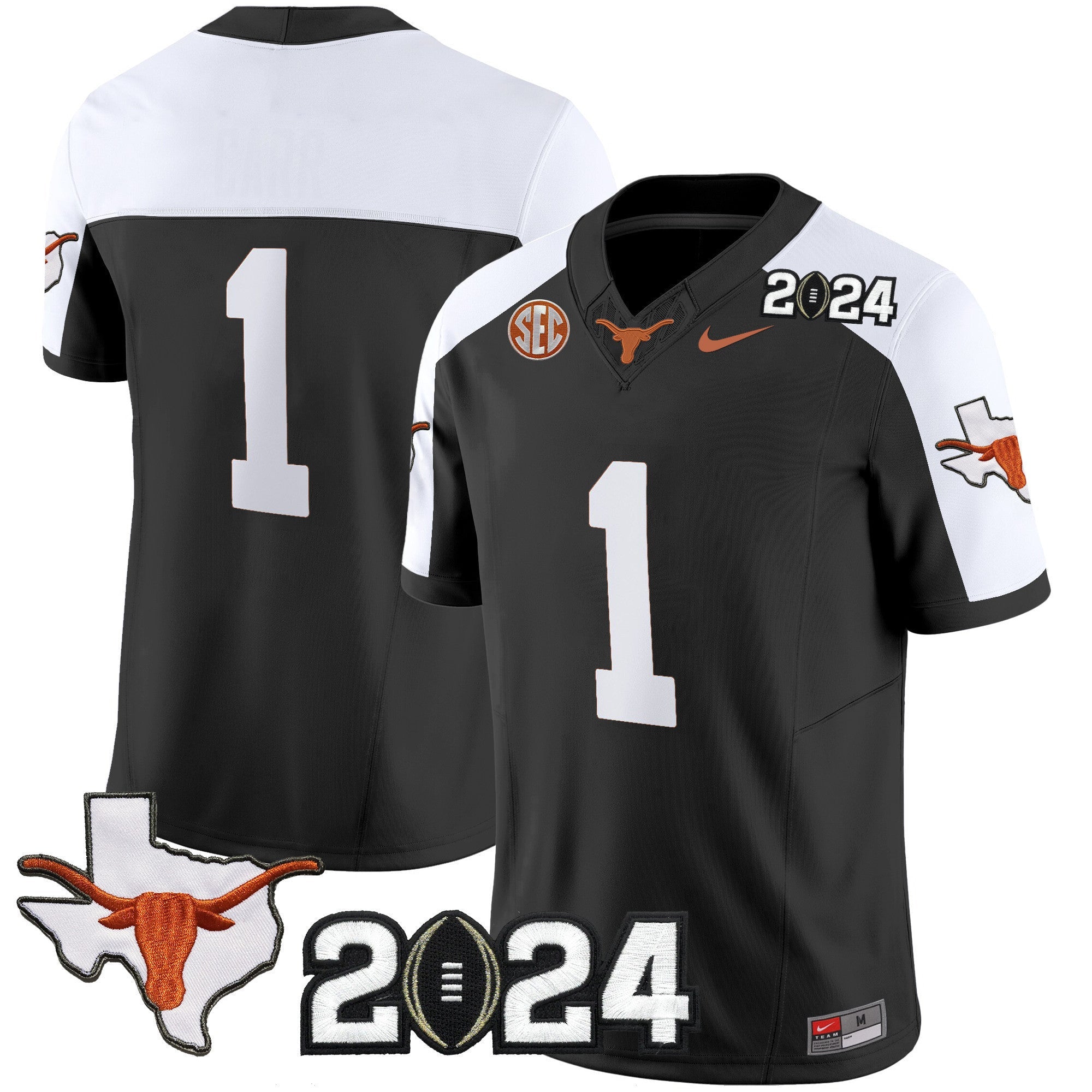 Men's Texas Longhorns 2024 Vapor Limited Jersey - All Stitched