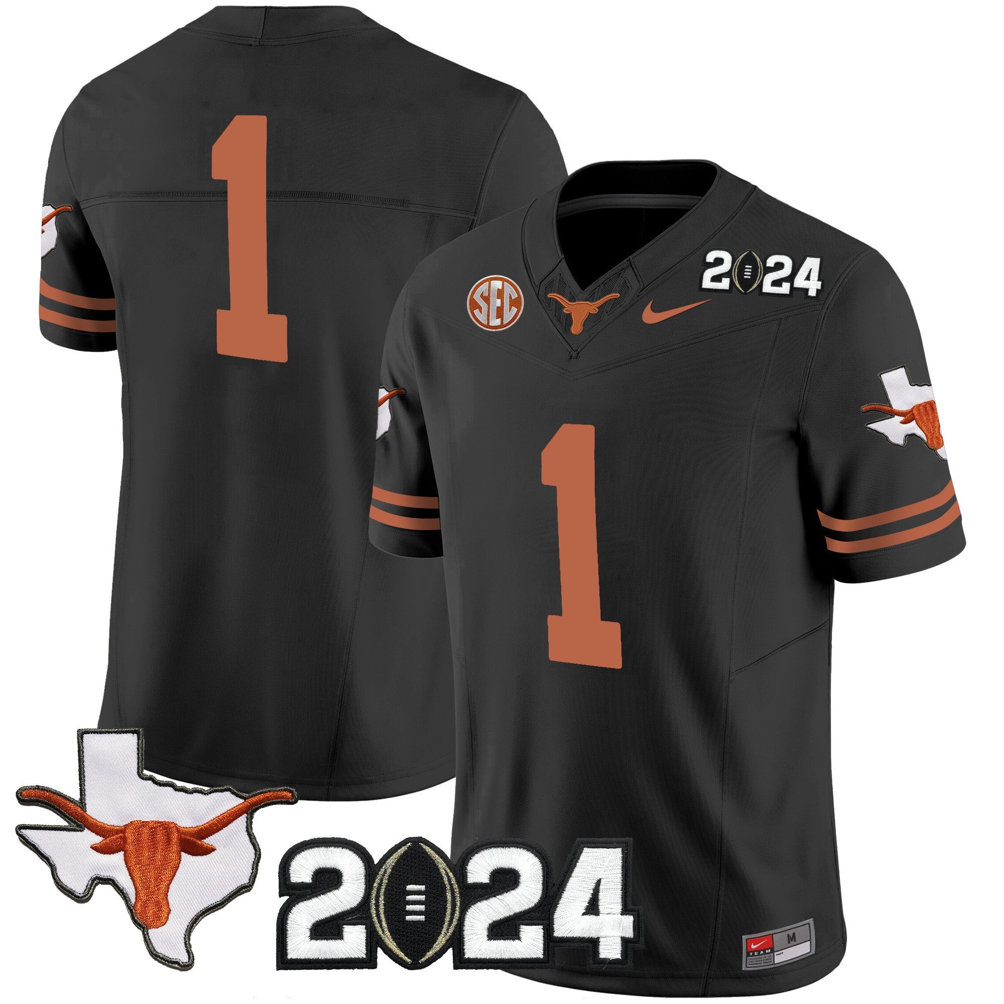 Men's Texas Longhorns 2024 Vapor Limited Jersey - All Stitched