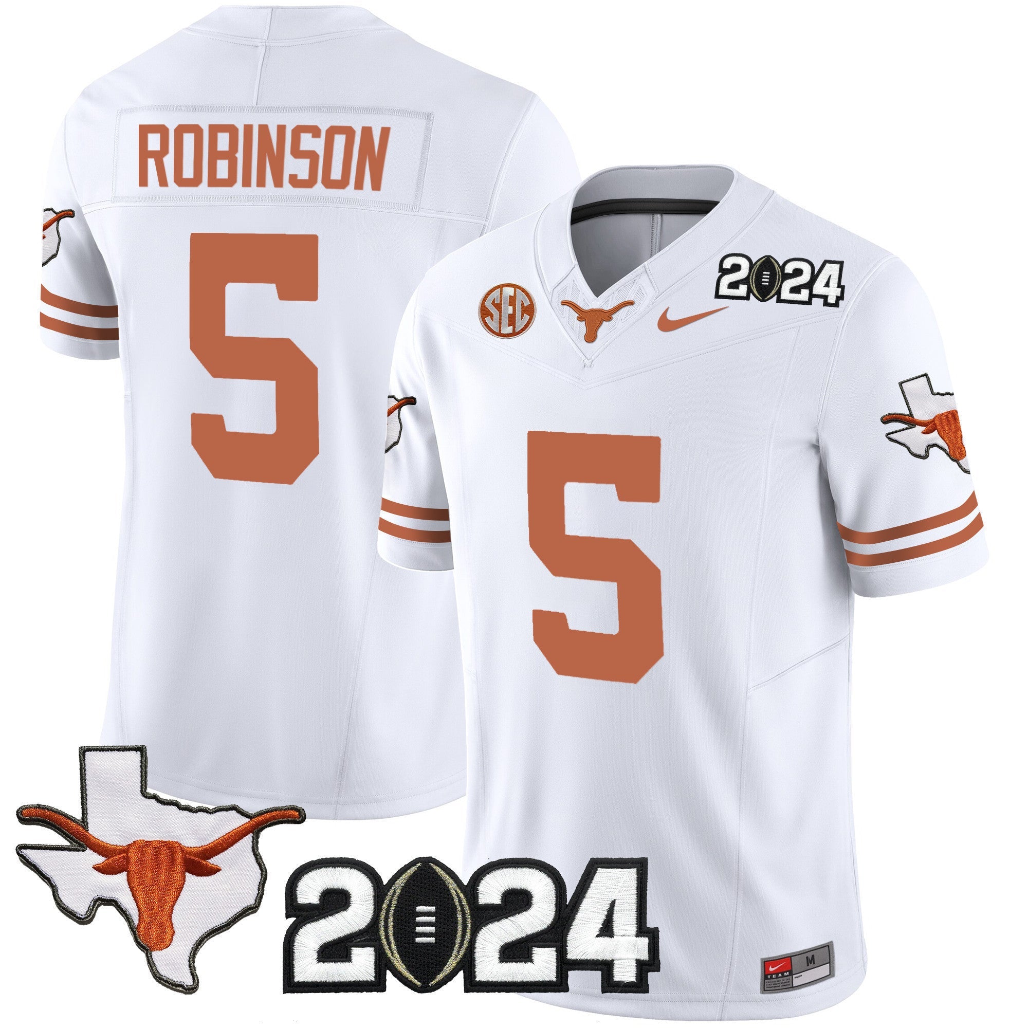Men's Texas Longhorns 2024 Vapor Limited Jersey - All Stitched