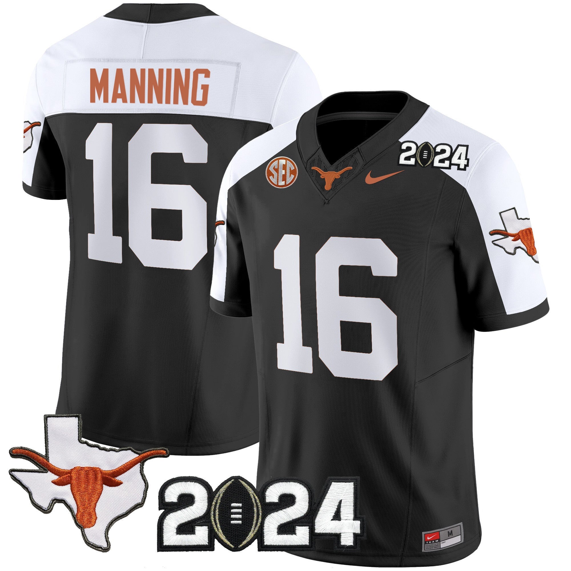 Men's Texas Longhorns 2024 Vapor Limited Jersey - All Stitched