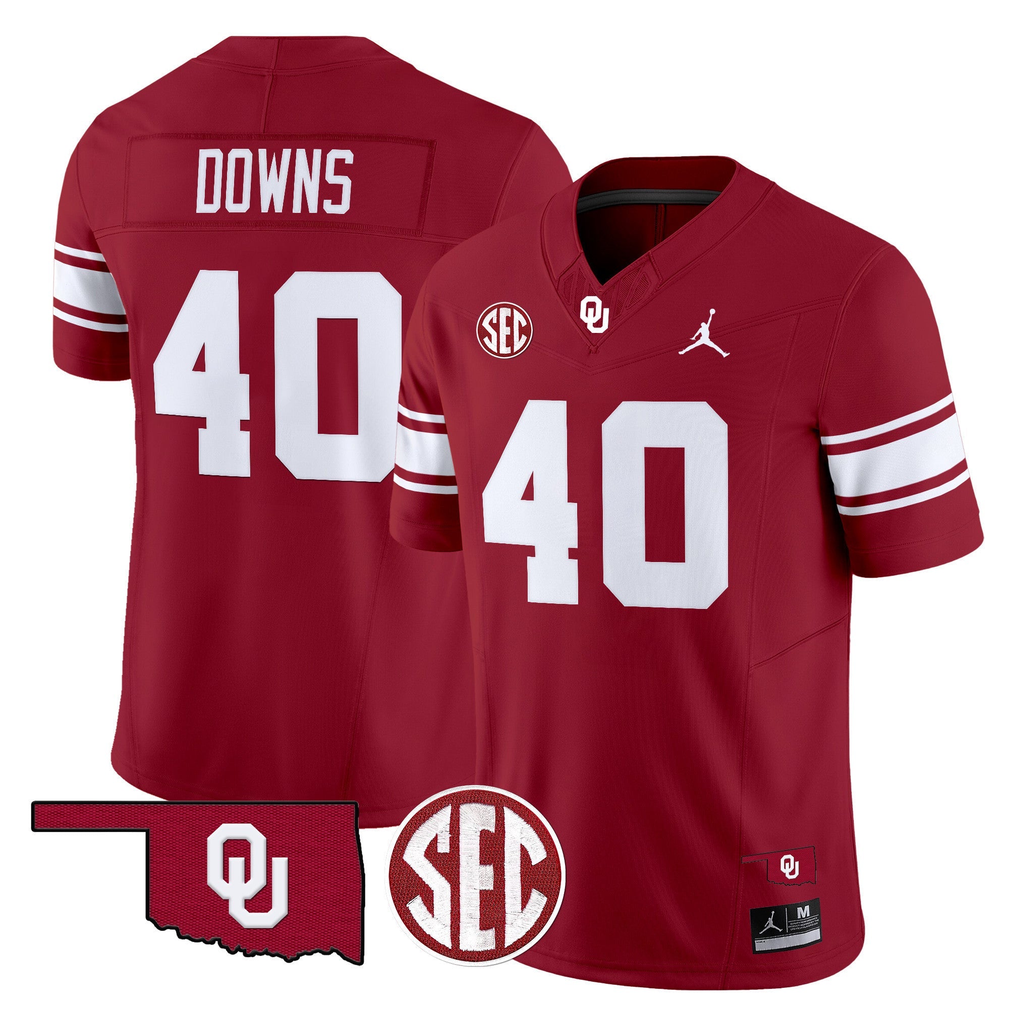 Men's Oklahoma Sooners Throwback Vapor Limited Jersey - All Stitched