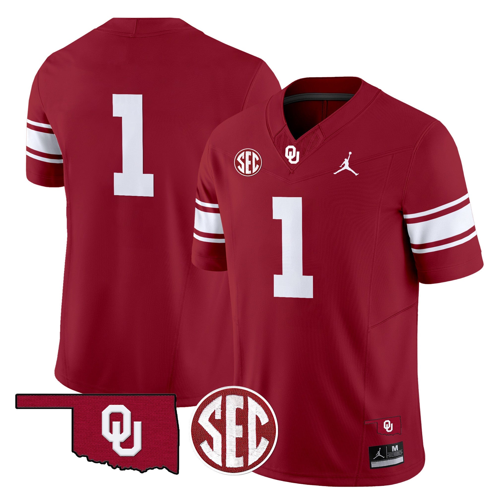 Men's Oklahoma Sooners Throwback Vapor Limited Jersey - All Stitched