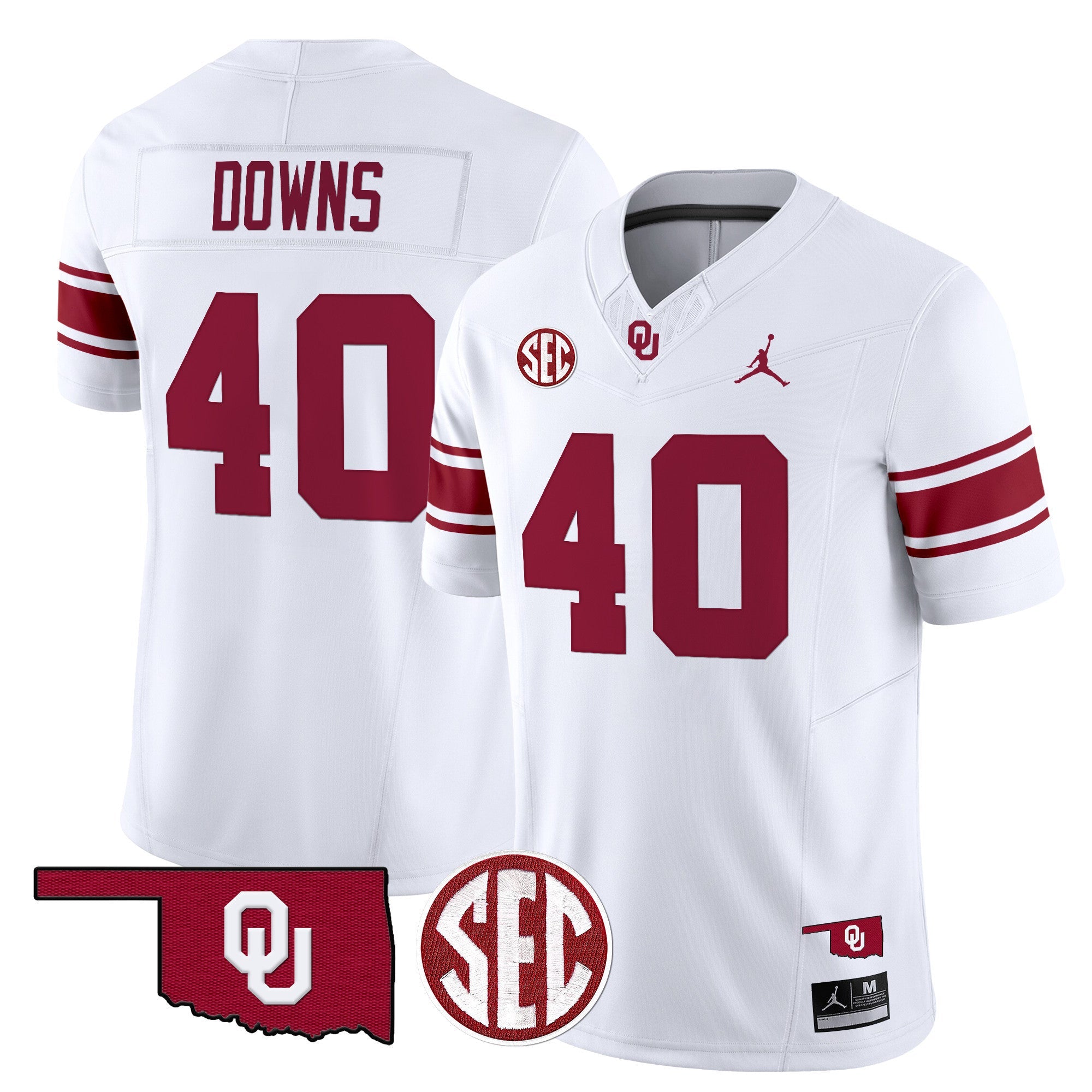 Men's Oklahoma Sooners Throwback Vapor Limited Jersey - All Stitched