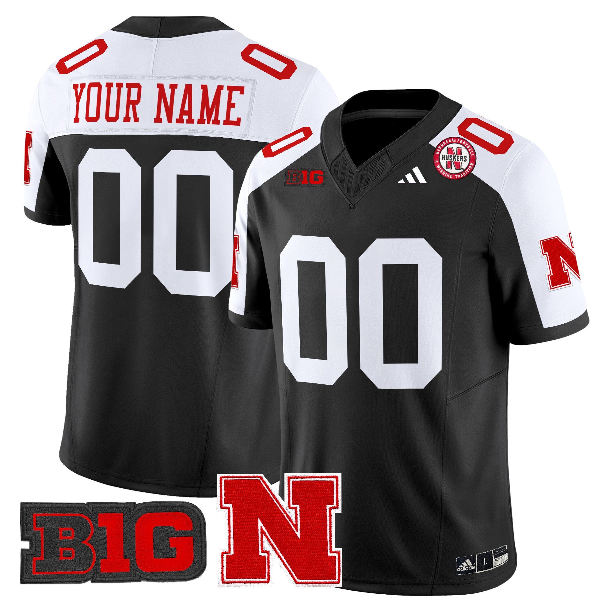 Nebraska Cornhuskers 2024 Vapor Limited Custom Jersey - All Stitched