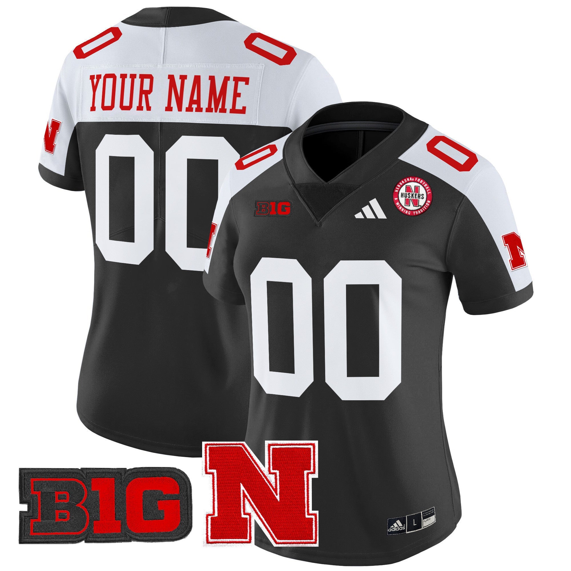 Nebraska Cornhuskers 2024 Vapor Limited Custom Jersey - All Stitched