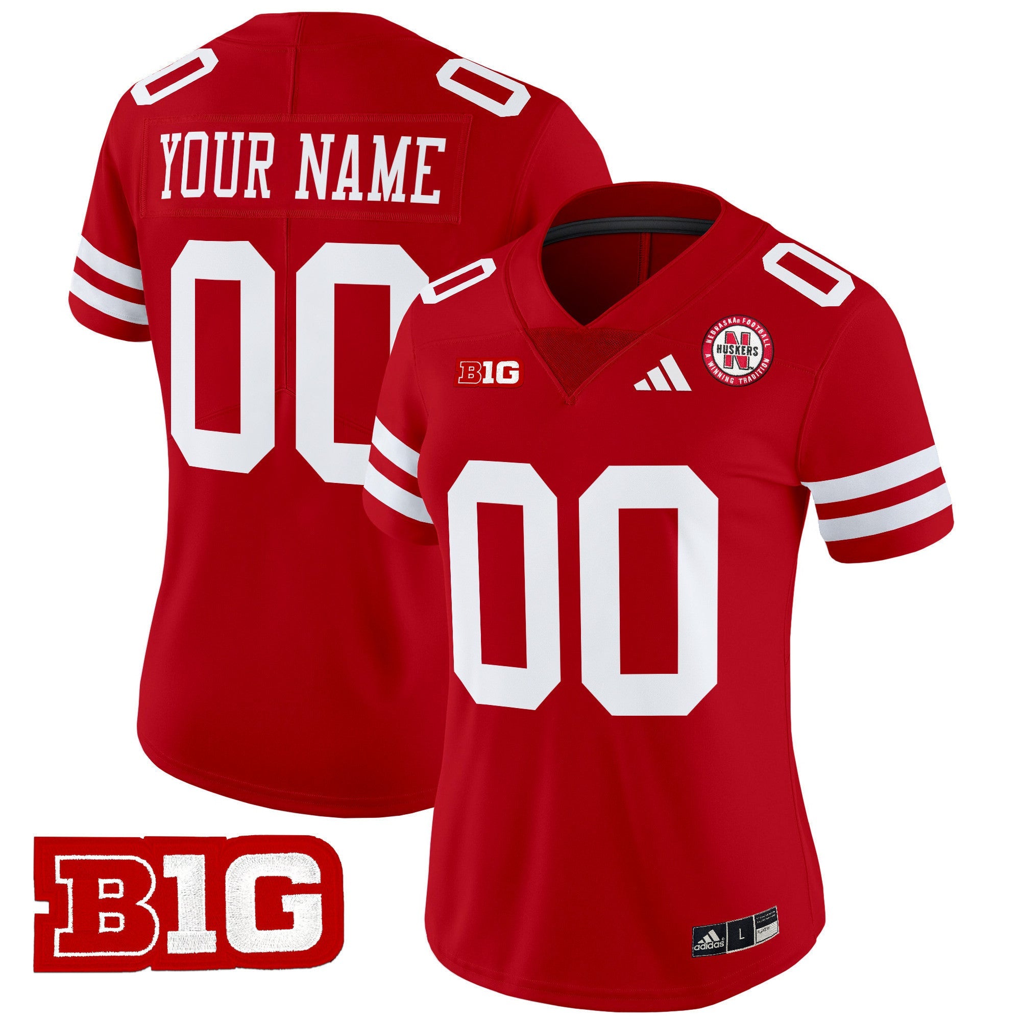Nebraska Cornhuskers 2024 Vapor Limited Custom Jersey - All Stitched