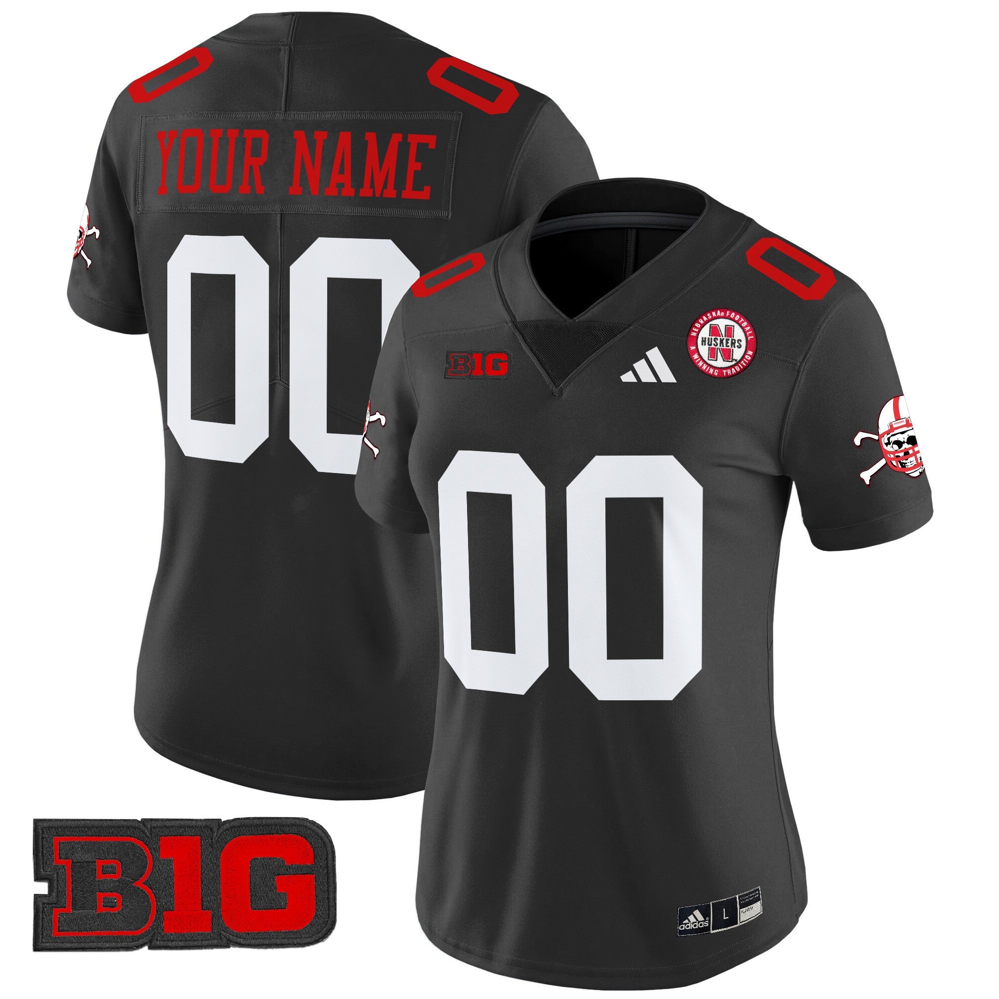 Nebraska Cornhuskers 2024 Vapor Limited Custom Jersey - All Stitched