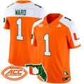 Men's Miami Hurricanes 2024 Florida Patch Vapor Limited Jersey - All Stitched