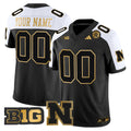 Nebraska Cornhuskers 2024 Gold Vapor Limited Custom Jersey - All Stitched
