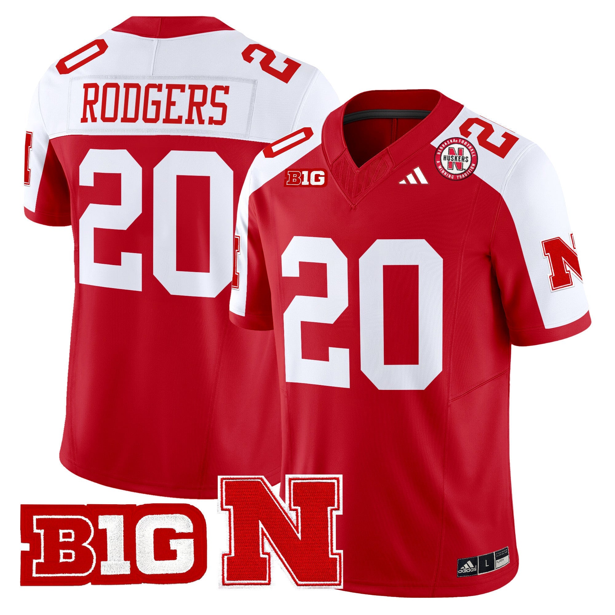 Men's Nebraska Cornhuskers 2024 Vapor Limited Jersey - All Stitched