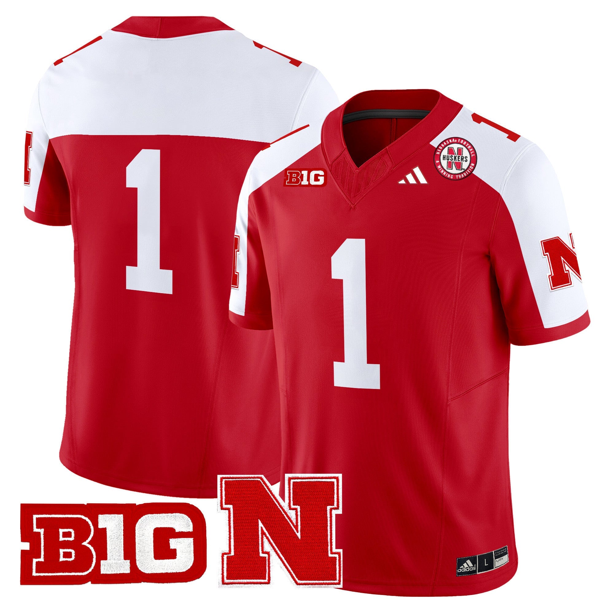 Men's Nebraska Cornhuskers 2024 Vapor Limited Jersey - All Stitched