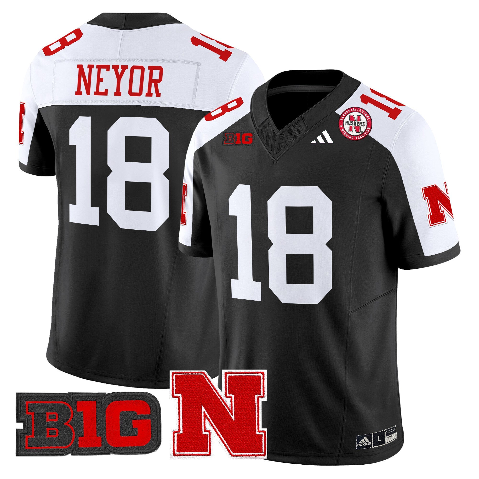 Men's Nebraska Cornhuskers 2024 Vapor Limited Jersey - All Stitched