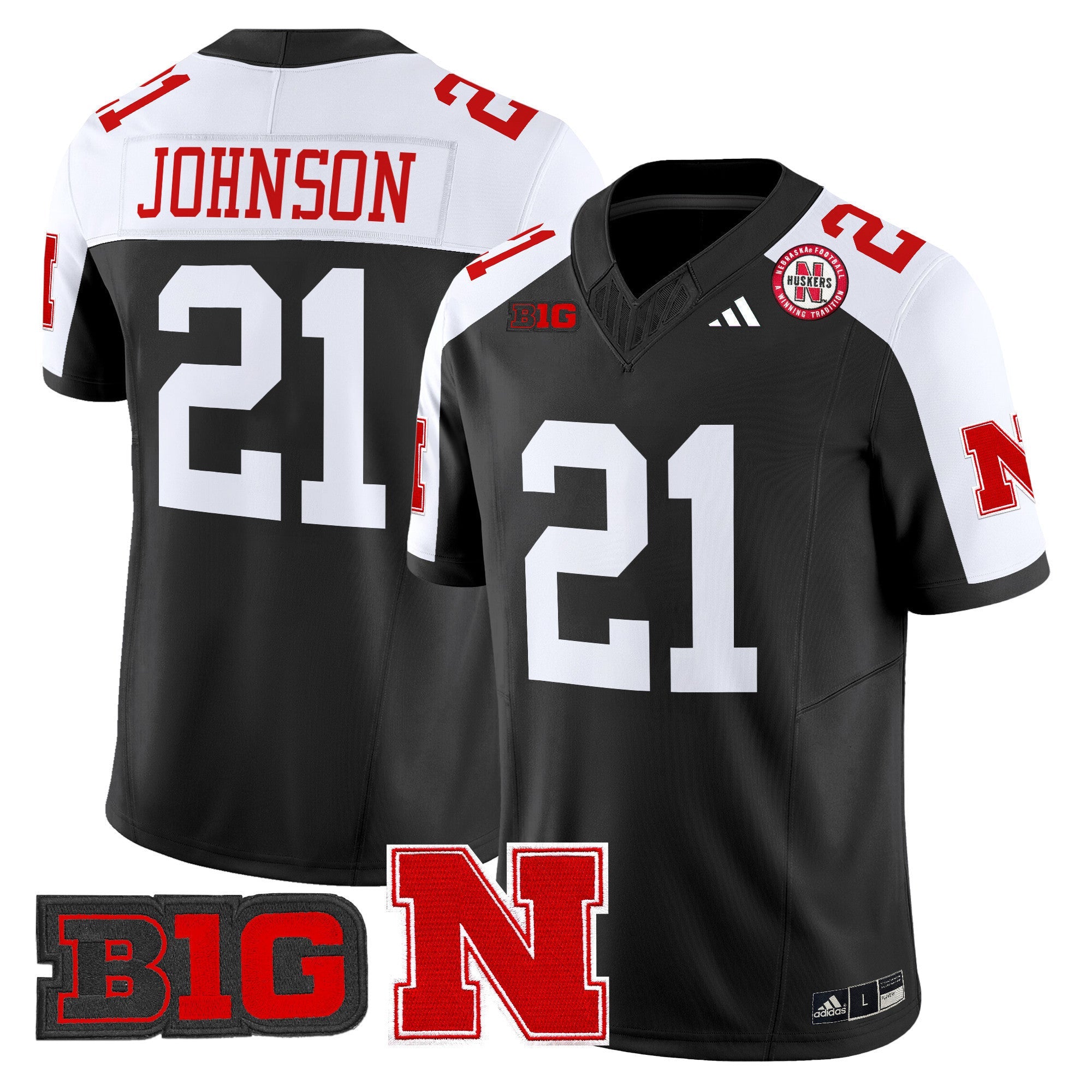 Men's Nebraska Cornhuskers 2024 Vapor Limited Jersey - All Stitched