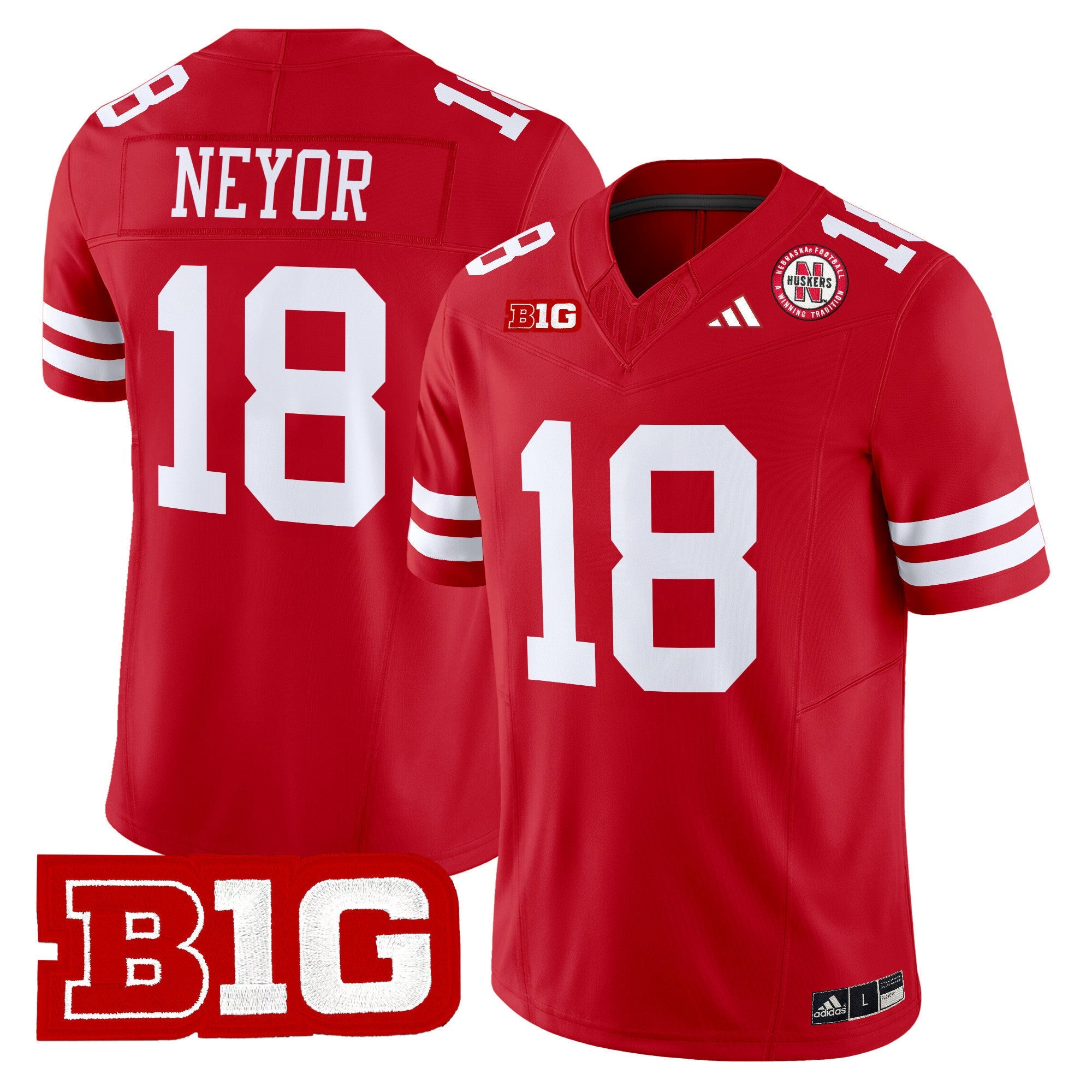 Men's Nebraska Cornhuskers 2024 Vapor Limited Jersey - All Stitched