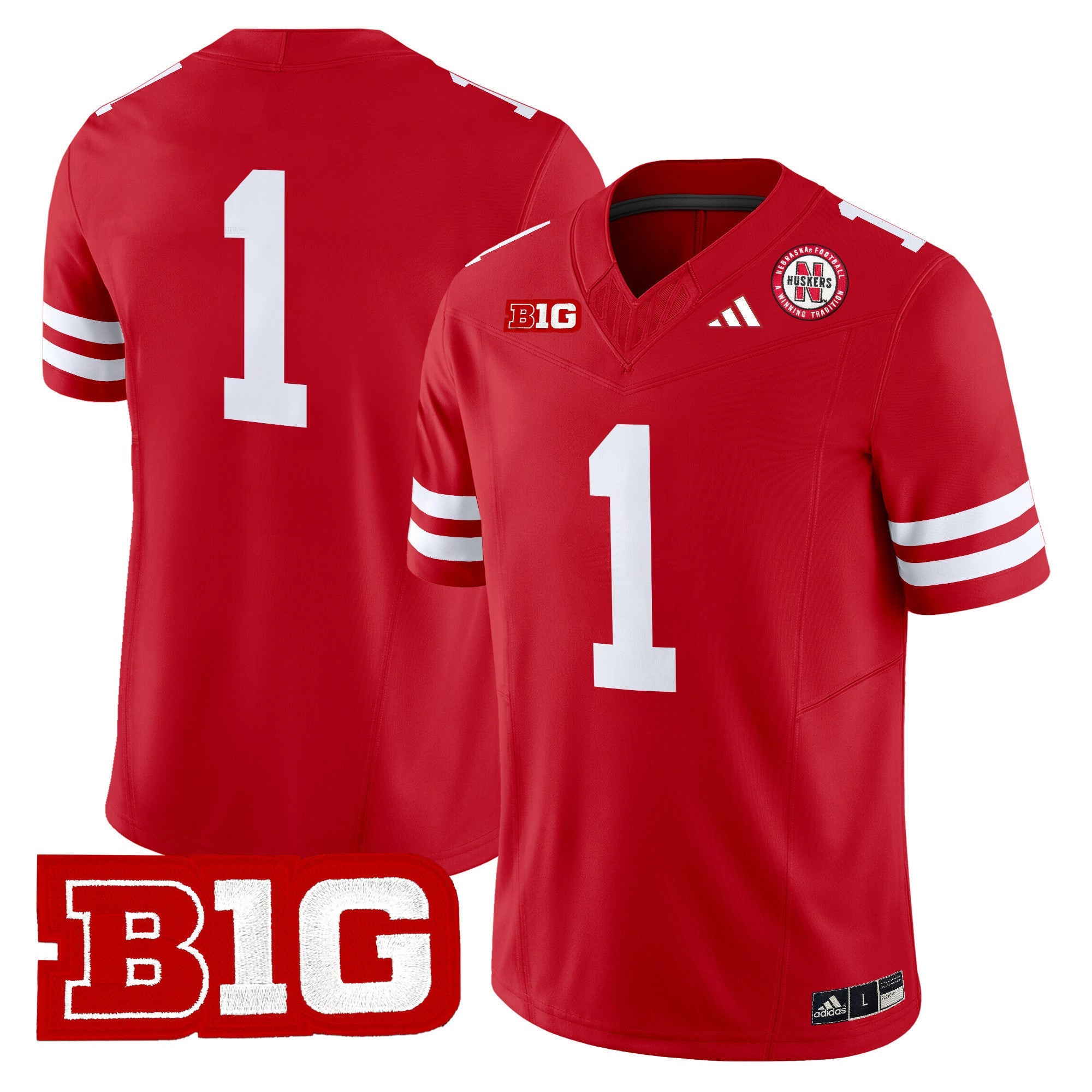 Men's Nebraska Cornhuskers 2024 Vapor Limited Jersey - All Stitched