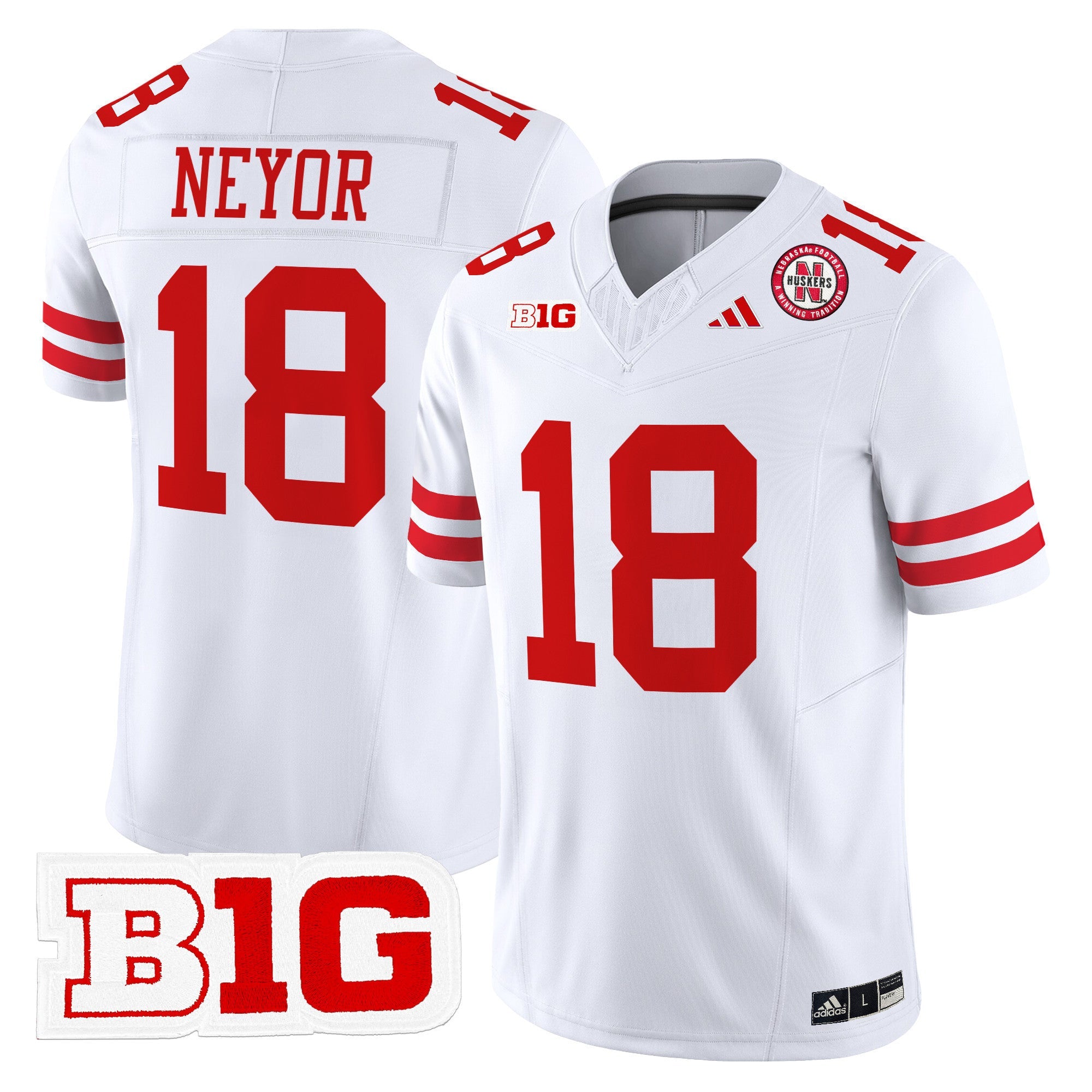 Men's Nebraska Cornhuskers 2024 Vapor Limited Jersey - All Stitched
