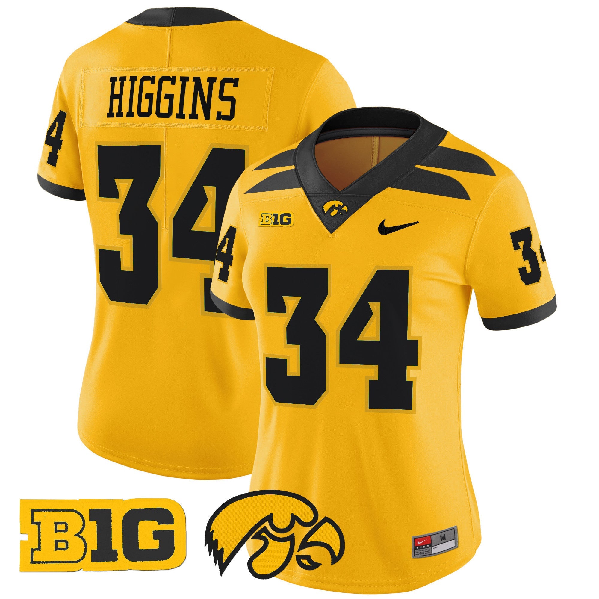 Women's Iowa Hawkeyes 2024 Vapor Limited Jersey - All Stitched