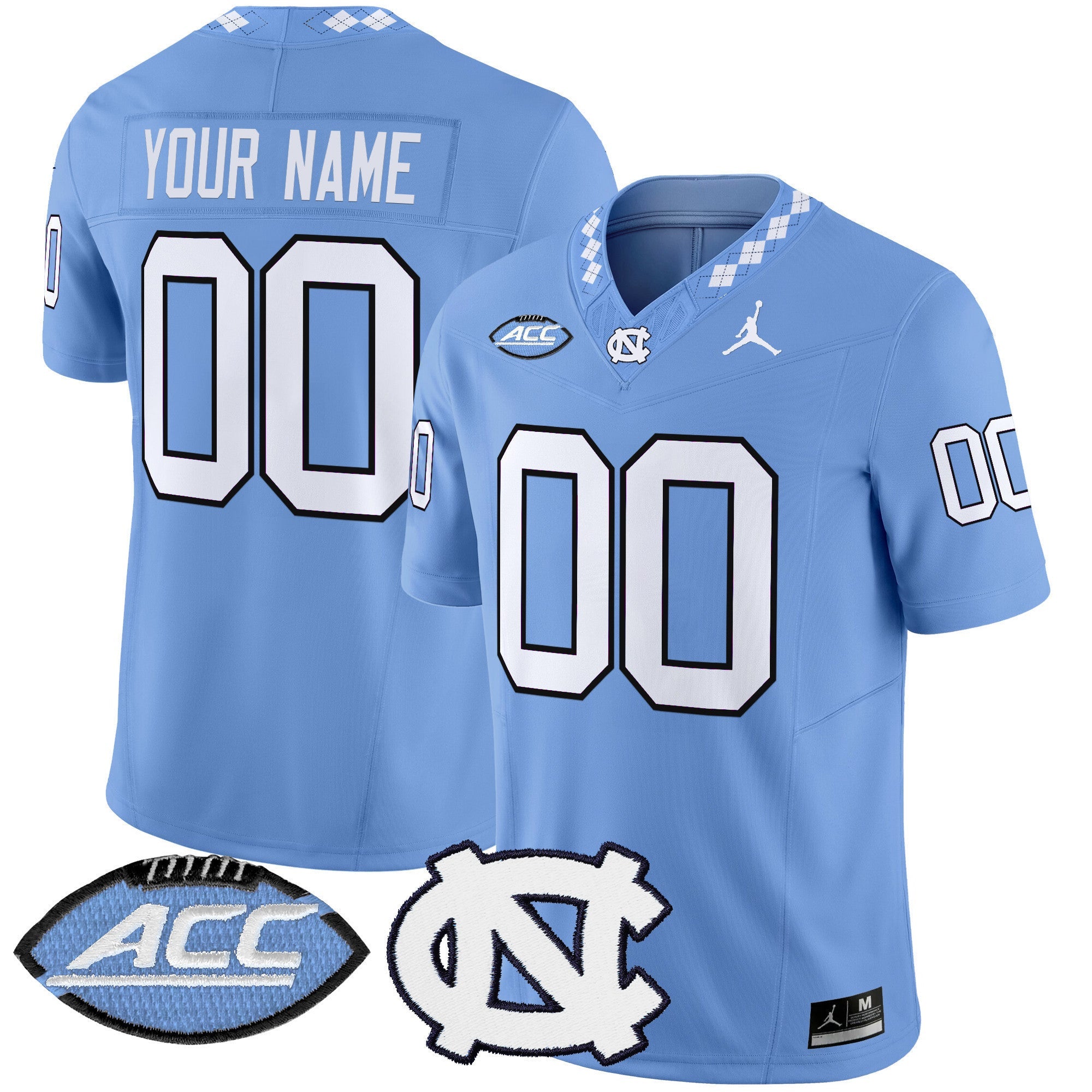 Custom Gender/Name North Carolina Tar Heels 2024 Vapor Limited Jersey - All Stitched