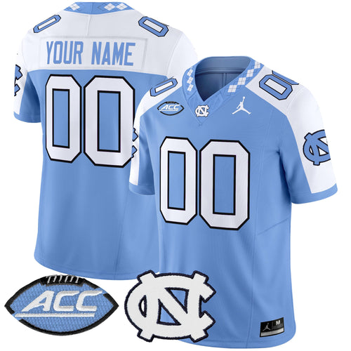Custom Gender/Name North Carolina Tar Heels 2024 Vapor Limited Jersey - All Stitched