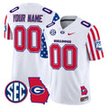 Custom Gender/Name Georgia Bulldogs American Style Vapor Limited Jersey - All Stitched