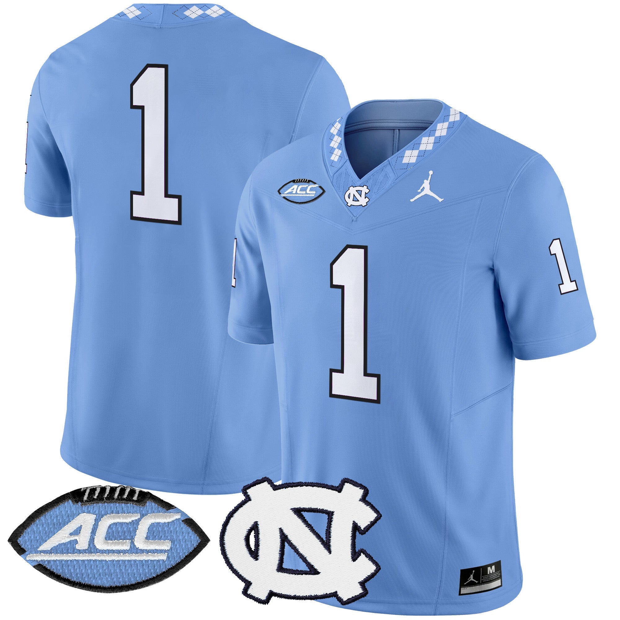 Men's North Carolina Tar Heels 2024 Vapor Limited Jersey - All Stitched