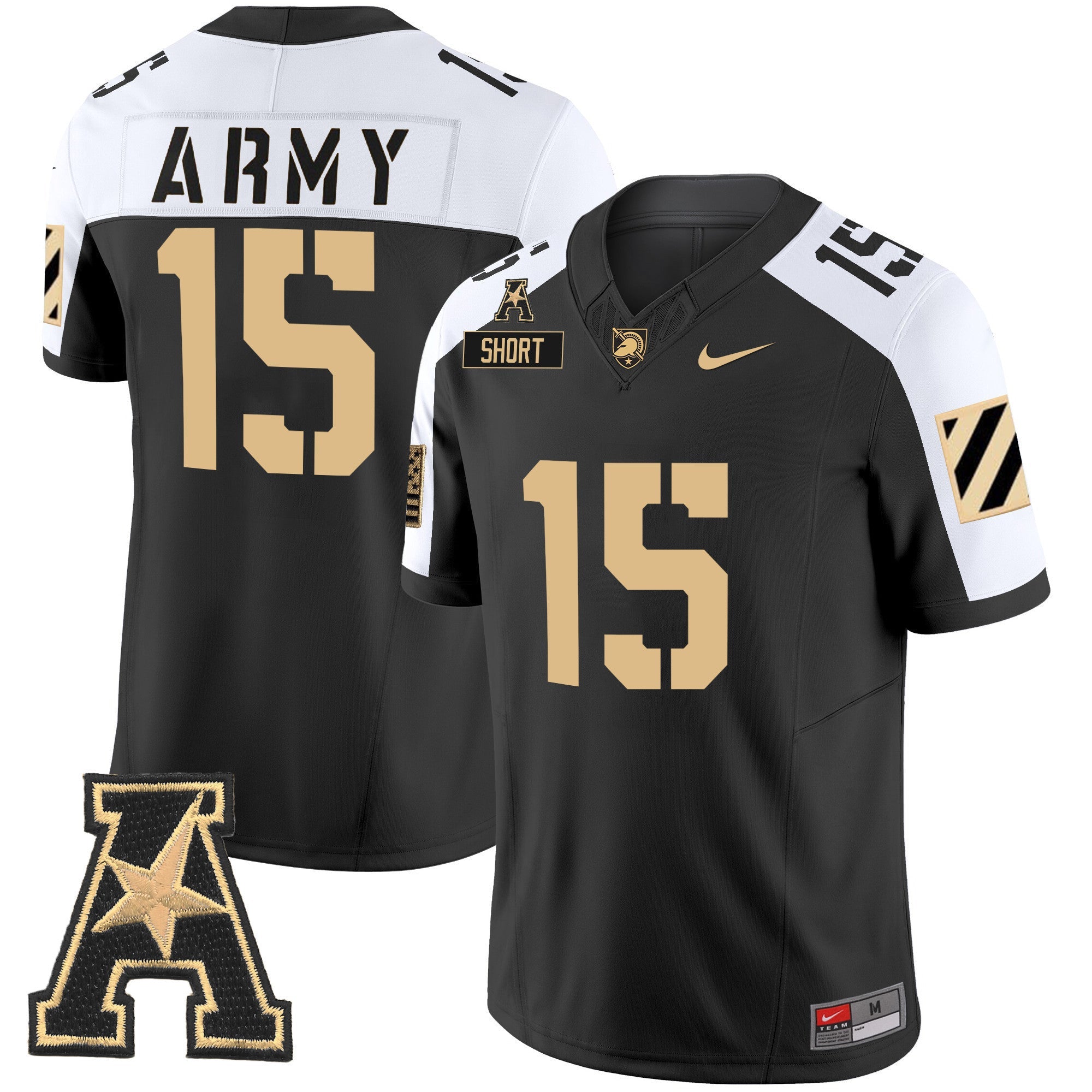 Men's Army Black Knights 2024 Vapor Limited Jersey - AAC Patch - All Stitched