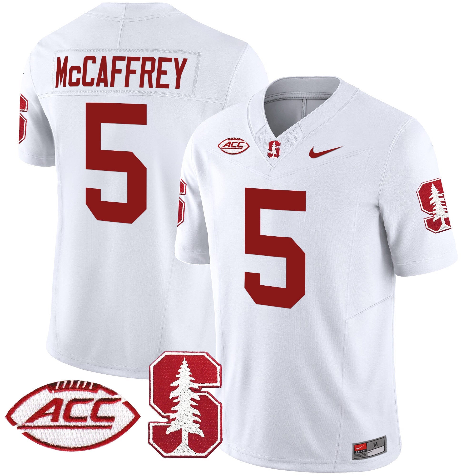 Men's Stanford Cardinal 2024 ACC Patch Vapor Limited Jersey - All Stitched