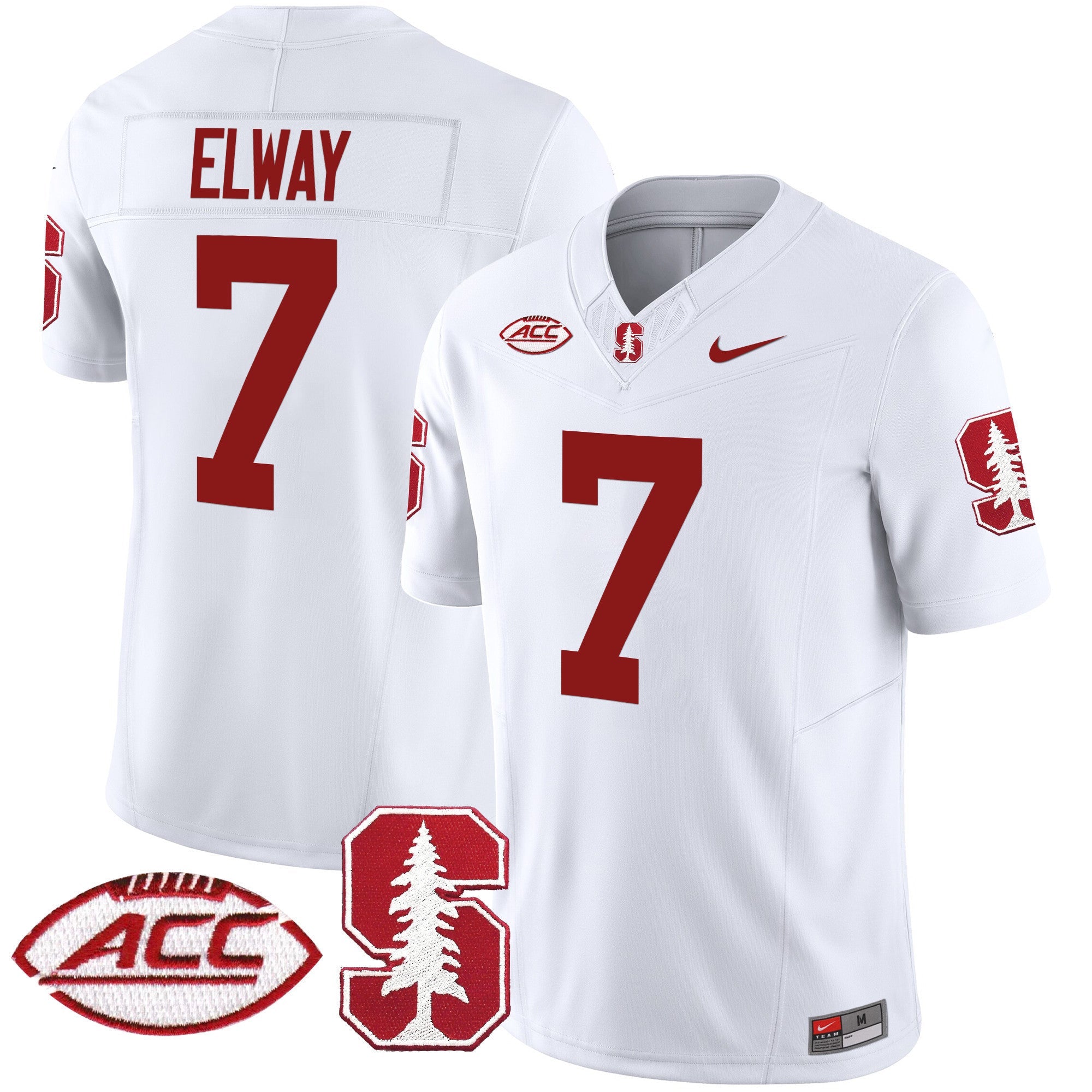 Men's Stanford Cardinal 2024 ACC Patch Vapor Limited Jersey - All Stitched
