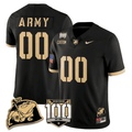 Army Black Knights 100th Anniversary Patch Vapor Custom Jersey - All Stitched