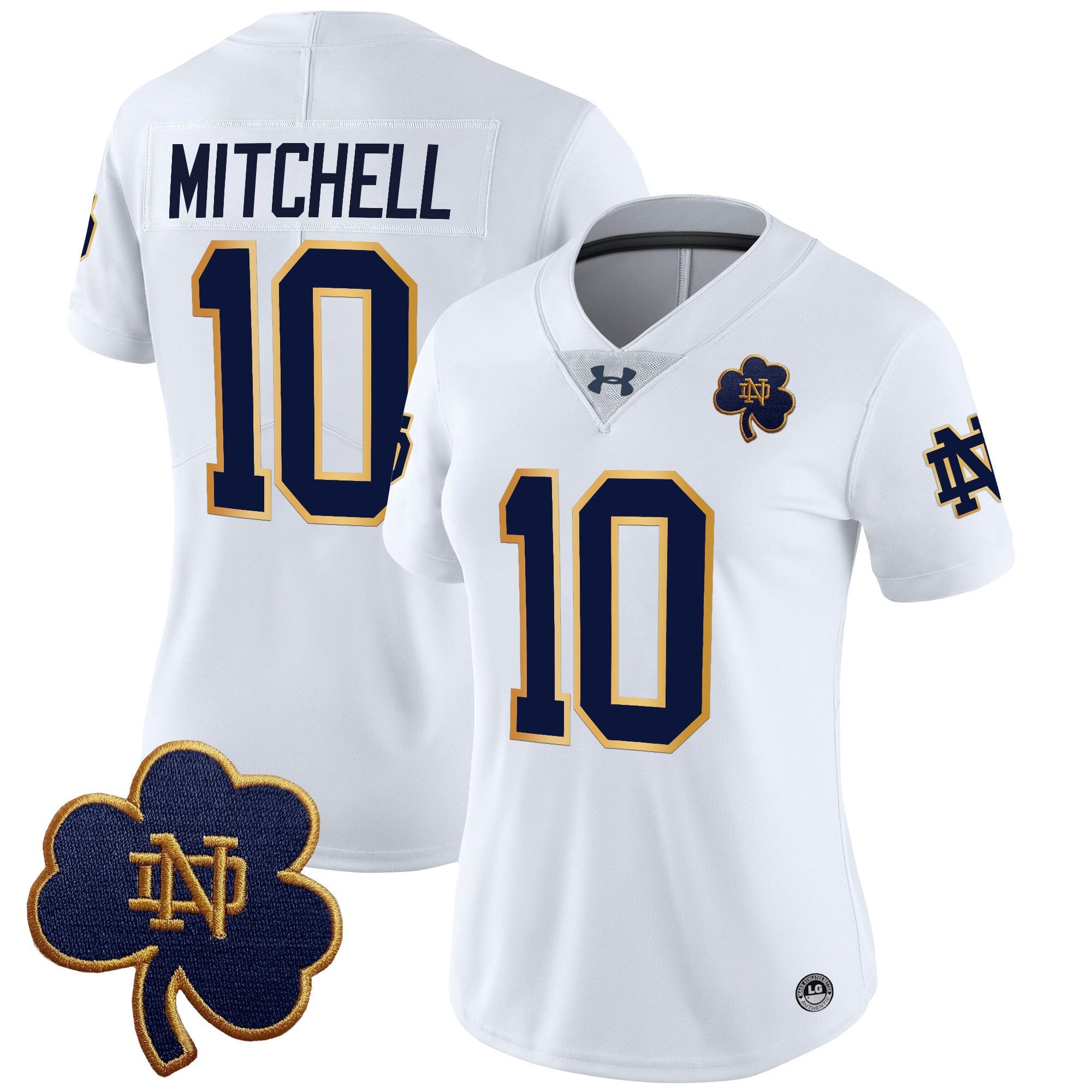 Women's Notre Dame Fighting Irish 2024 Vapor Limited Jersey V3 - All Stitched