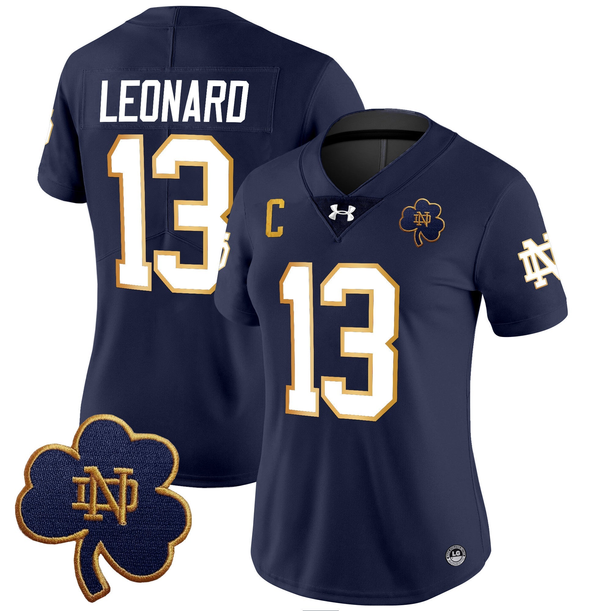 Women's Notre Dame Fighting Irish 2024 Vapor Limited Jersey V3 - All Stitched