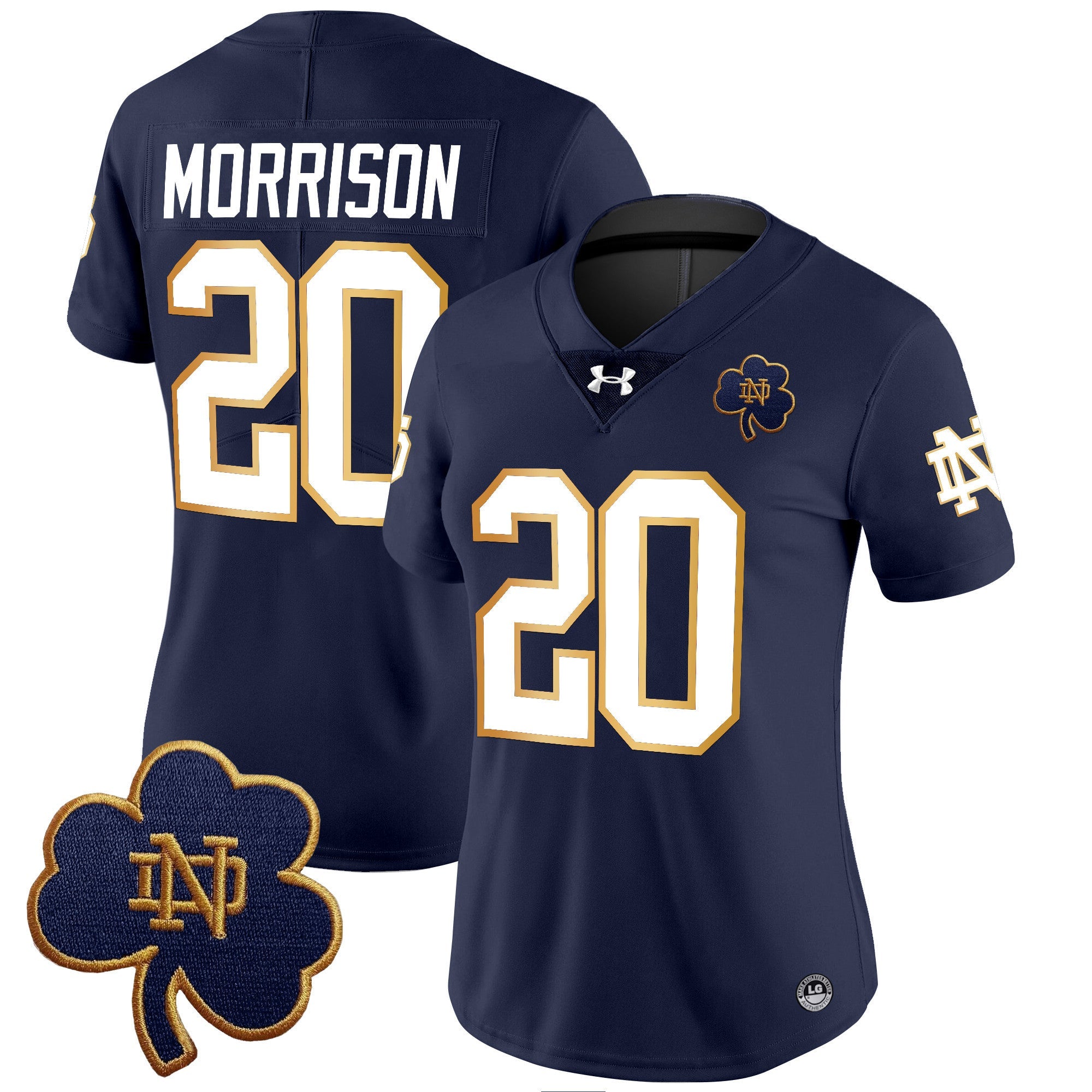Women's Notre Dame Fighting Irish 2024 Vapor Limited Jersey V3 - All Stitched