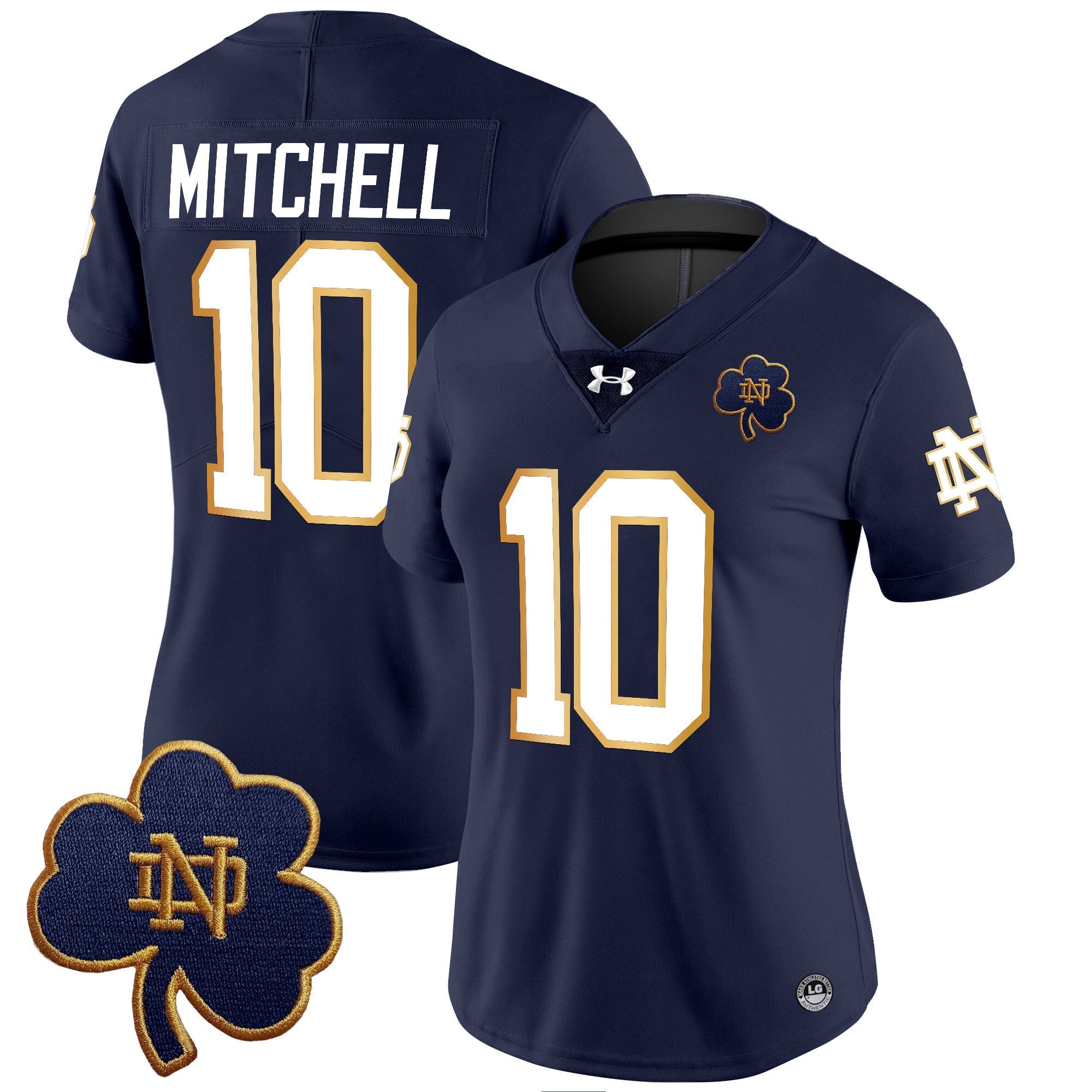 Women's Notre Dame Fighting Irish 2024 Vapor Limited Jersey V3 - All Stitched
