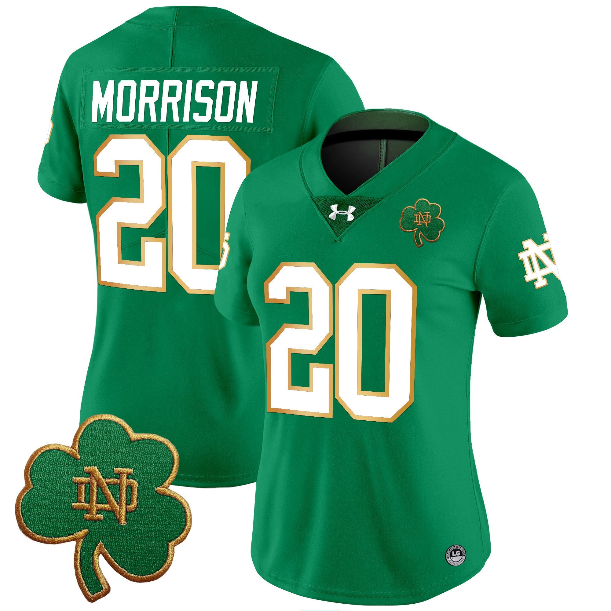 Women's Notre Dame Fighting Irish 2024 Vapor Limited Jersey V3 - All Stitched